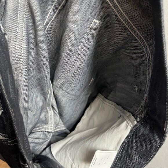 Oak + Fort wide leg carpenter utility denim jeans Sz M - Picture 3 of 16